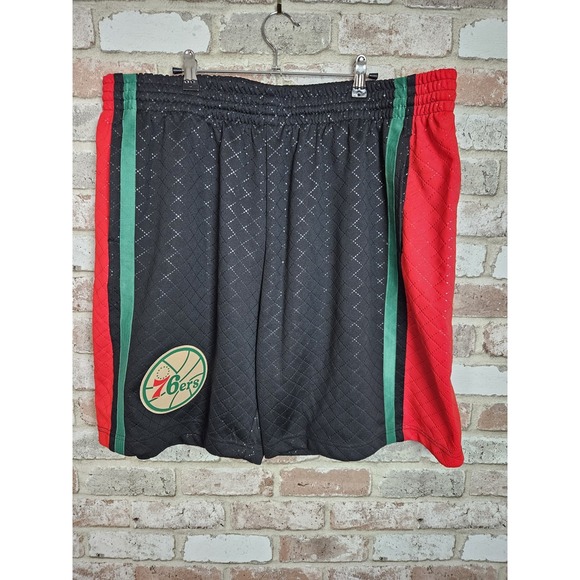 Mitchell & Ness Men's Swingman 76'ers Drawstring Shorts 2XL - Picture 2 of 12